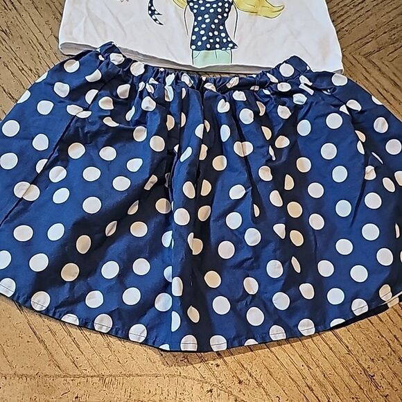 Polka dot skirty and top set size 7/8  Max Studio - Picture 4 of 9